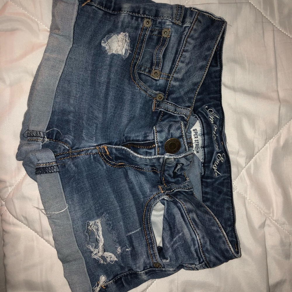 American Eagle blue jean shorts